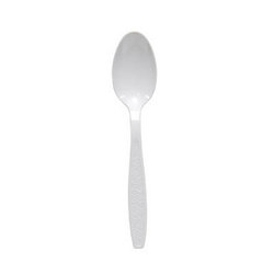 Spoon,Teaspoon,Heavy Wt,
White,1M/Cs