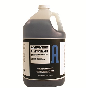 Cleaner, Glass, Mixmate,
2gal/cs Ammonia Free,
84cs/skid