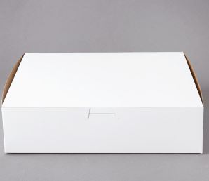 Pie Box, 10&quot; White Without Window 22 point, Auto Lock,