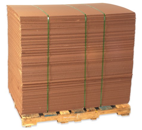 Pad, Corrugated, 16x12, 32C,  Kraft 50/bndl, 2250/bale