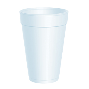 Cup, Foam, 16oz, Dart Cup 1000/Case