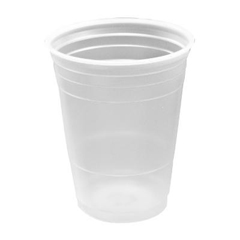 Cups, 16 oz.Dart Conex Squat Plastic,Translucent