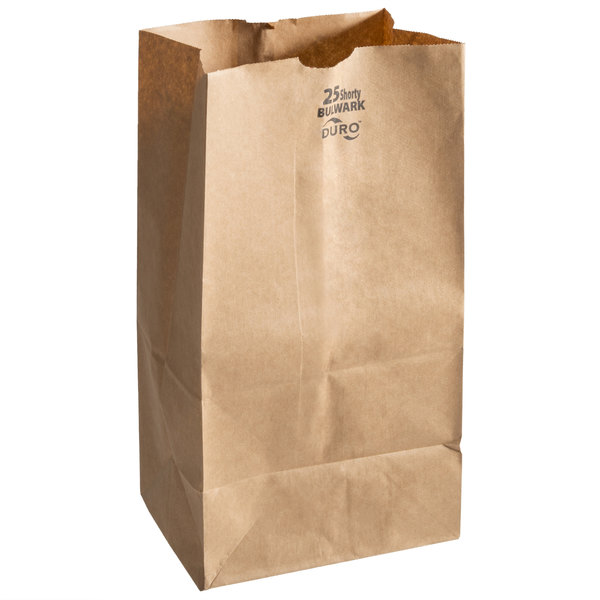 #25HD, Heavy Duty Bulwark
Paper Bags, 500/Bale