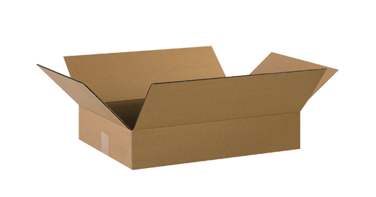 Box, Corrugated, 20&quot; x 14&quot; x 3&quot;, Kraft, RSC, 200#/ECT-32,