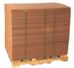 Pad, Corrugated, 24&quot; x 36&quot;,
Double Wall, Kraft,
275#/ECT-48, 5/bundle,
180/bale