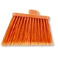 Broom, 12&quot; flagged angled orange 12/cs