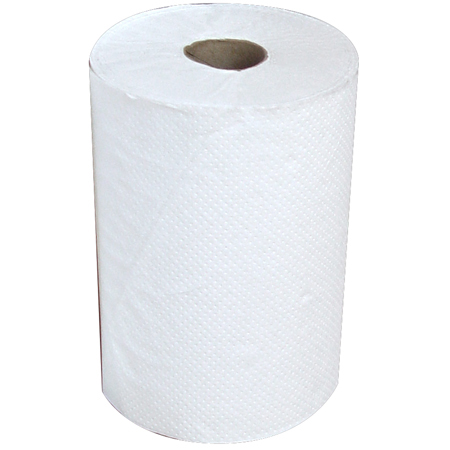 Towel, Roll, Hardwound, 10&quot;x800&#39;, White, 6/Rolls/Case