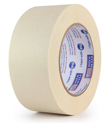 Tape, Masking, 1.5&quot; x 60 yds,
Medium Grade, Beige, #519, 24
rls/cs