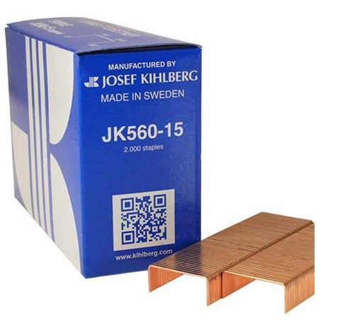 Staple, JK, 1-3/8&quot; Crown x 5/8&quot; leg, 20M/CS