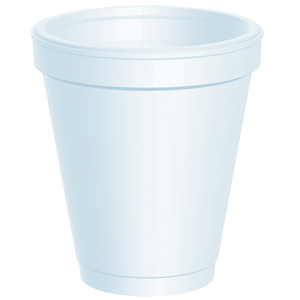 Cup, Foam, 6oz, Dart, 1M, WHITE