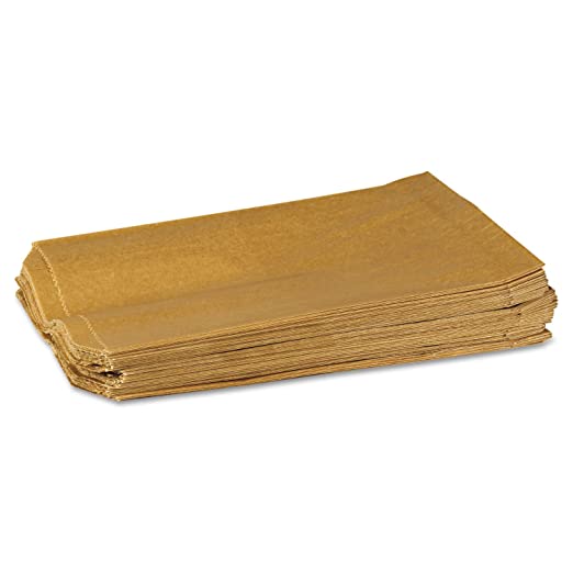 SK0821, Kraft Waxed Liner Bags, 7.5&quot;x10&quot;x3.3&quot;, 500/Case