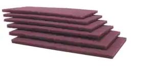 Floor Pad 6X9 Maroon General Duty