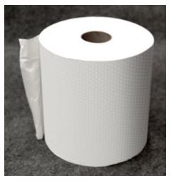 Towel, Roll, Merfin White Hardwound,  7.5&quot; x 800&#39; 6/case