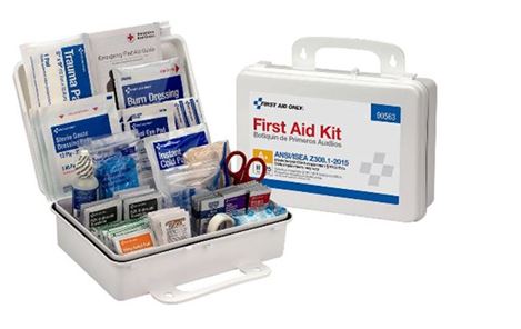 Kit, First Aid, 25 person,
weather proof case