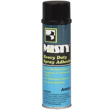 Spray Adhesive, Sta-Tak 12-17.6 Fl. Oz Aerosol Cans/Cs