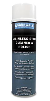 Cleaner, stainless steel
cleaner and polish,
Misty, Oil Based, Lemon Scent
15 oz, 12/Cs.