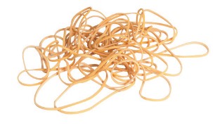 Rubber Band, Size #19, 1/16 x 
3-1/2, 12,400/cs