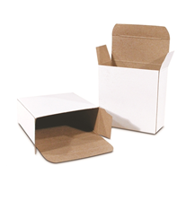 Box, Reverse Tuck, 3x2x5.25,
White, Chipboard, 500/Case