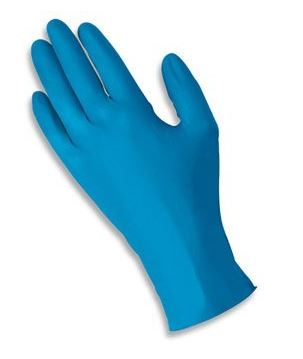 Glove, Nitrile, Ansell 
TouchNTuff, Blue
Nitrile, Powder free, 5 mil,
100/box, Medium