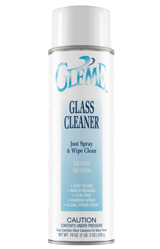 Cleaner, Glass, Non
Ammoniated,
20oz cans, 12 cans per case