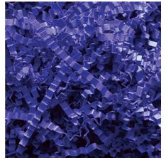 Loose Fill, Crinkle Paper, 10 lb Cartons, Royal Blue