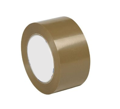 Tape,Carton Seal,2&quot;X110Yd, Tan,1.7 mil,hot melt,rubber