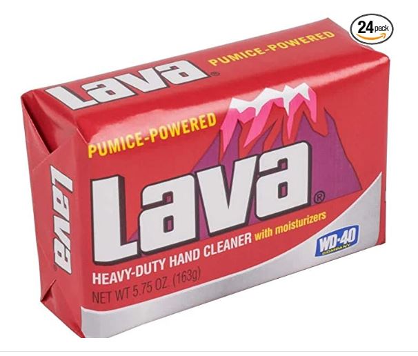 Bar Soap, Hand, Lava, 5.75oz Bar, 24/Cs