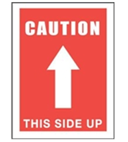 3 x 5&quot; Caution This Side Up
(Arrow) Label, 500/roll