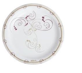 Plates, Paper, 8.5&quot;, Coated
Paper,
Symphony design, 500/Case