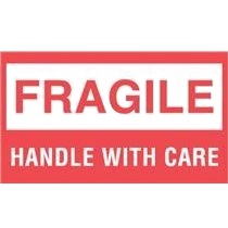 Label,&quot;Fragile Handle W/Care&quot;
500/Roll