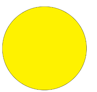 Label, Circle, Yellow, 1-1/2,  removeable,500 roll