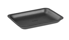 Tray, 4P Foam Tray Black 6.75&quot; 
X 9.25&quot; X 1.31&quot; 500 / cs