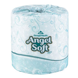 Tissue,Bath,4&quot;X4.05, 2 Ply
80 Rl/cs, 450sh/rl, Angel Soft