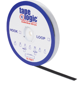 Tape Strip, Loop, Black, 3/4&quot;x75