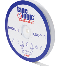 Tape Strip, Loop, White, 3/4&quot;x75