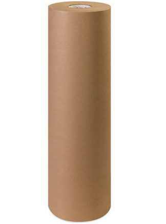 Kraft Paper, 30&quot; x 900&#39;, 40
lbs Basis Weight, Recycled,
30 lbs/roll