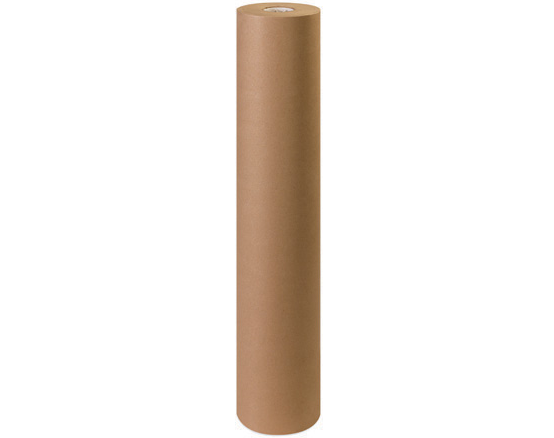 Kraft Paper, 48&quot; x 475&#39;, 75
lbs Basis Weight, Recycled,
48 lbs/roll