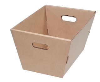 Corrugated Tote, 19 1/2 x 13 x 10, 44ECT, 25/Bndl