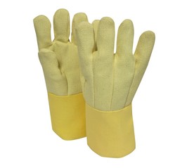 Gloves, Canvas, High Heat, 
14&quot;,
Thermobest Straight Thumb,
Goldenbest Cuff, 1 Pair