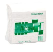 Napkin, Dinner, Empress,White,  2ply, 15x17, 1/8-Fold, 20 pks. 