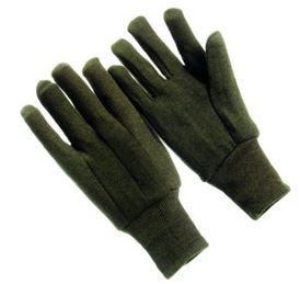 Gloves, Canvas, Brown  Jersey,Mens