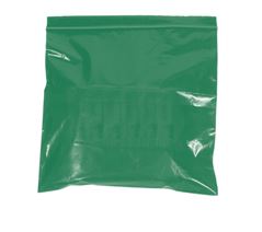 POLY BAG RECLOSABLE 9X12 2MIL GREEN 1000/CASE