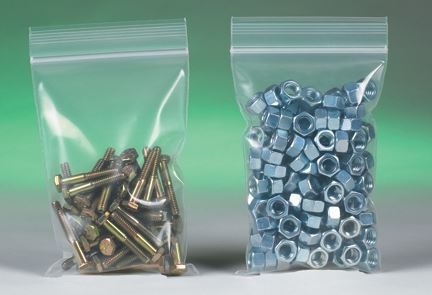 Bags, Poly, 5x5-6mil,  Reclosable, 1000/cs