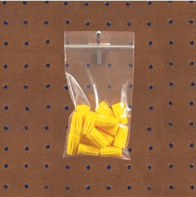 Poly Bag, 10x12,4Mil, Reclose W/Hanghole, 1000/Cs,80Cs/Skid