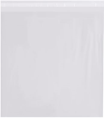 Poly Bag, Resealable, 12x12&quot;,  1-1/2&quot; Lip, 1.5 Mil, Clear, 