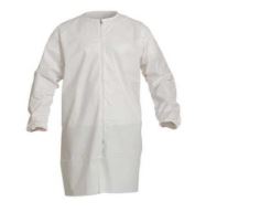 Lab Coat, Dupont Proclean 
Frock,
3X-Large, White, 30/case