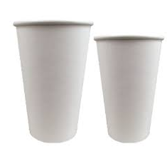 Cup, Paper, 8 oz, Hot, White, 1000/cs