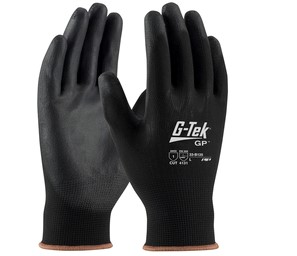 Glove, Polyurethane, G-Tek ONX 
With Nylon Liner And
Continuous Knit Wrist