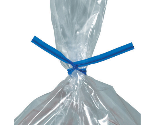 Twist Ties, Plastic, 9&quot; x 5/32&quot;, Blue, 2000/cs