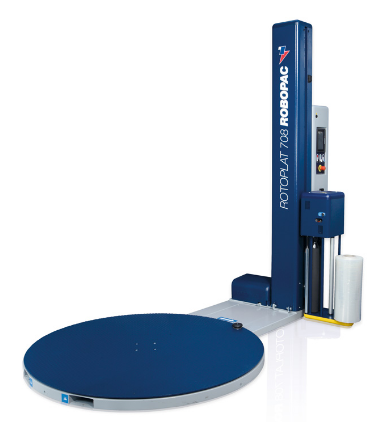 Rotoplat 708 - Semi-Automatic  Turntable Pallet Wrapper with 